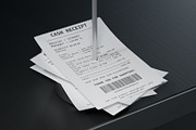 Receipt Bills Mockup, an Advertising Mockup by SLAB! Design (Thumbnail 3 of 6)