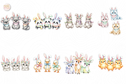 Easter Animals PNG Clipart Colorful., an Animal Illustration by KennedyStudio (Thumbnail 2 of 5)