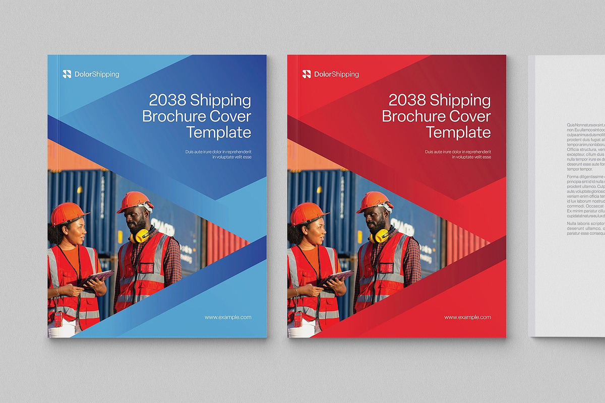 Brochure & Report Cover Template, a Brochure Template by BrandPacks (Photo 3 of 6)