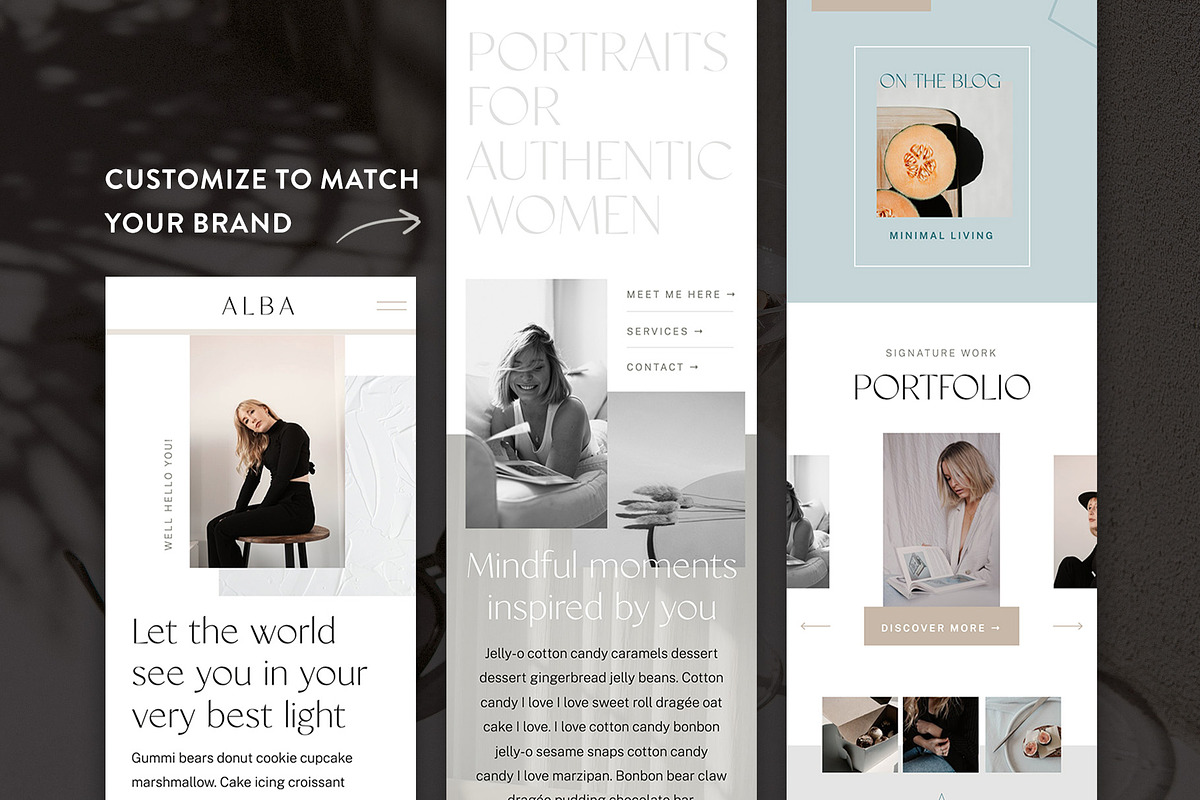 Showit Website Template | Alba, a Websites & App Template by sophieameliadesigns (Photo 3 of 5)