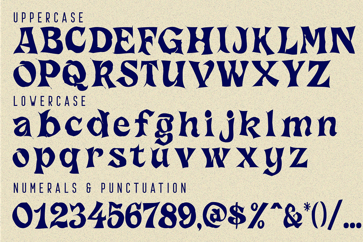 BOUCHER FRESCOES - HORROR FONT, a Serif Font by 177Studio (Photo 8 of 8)