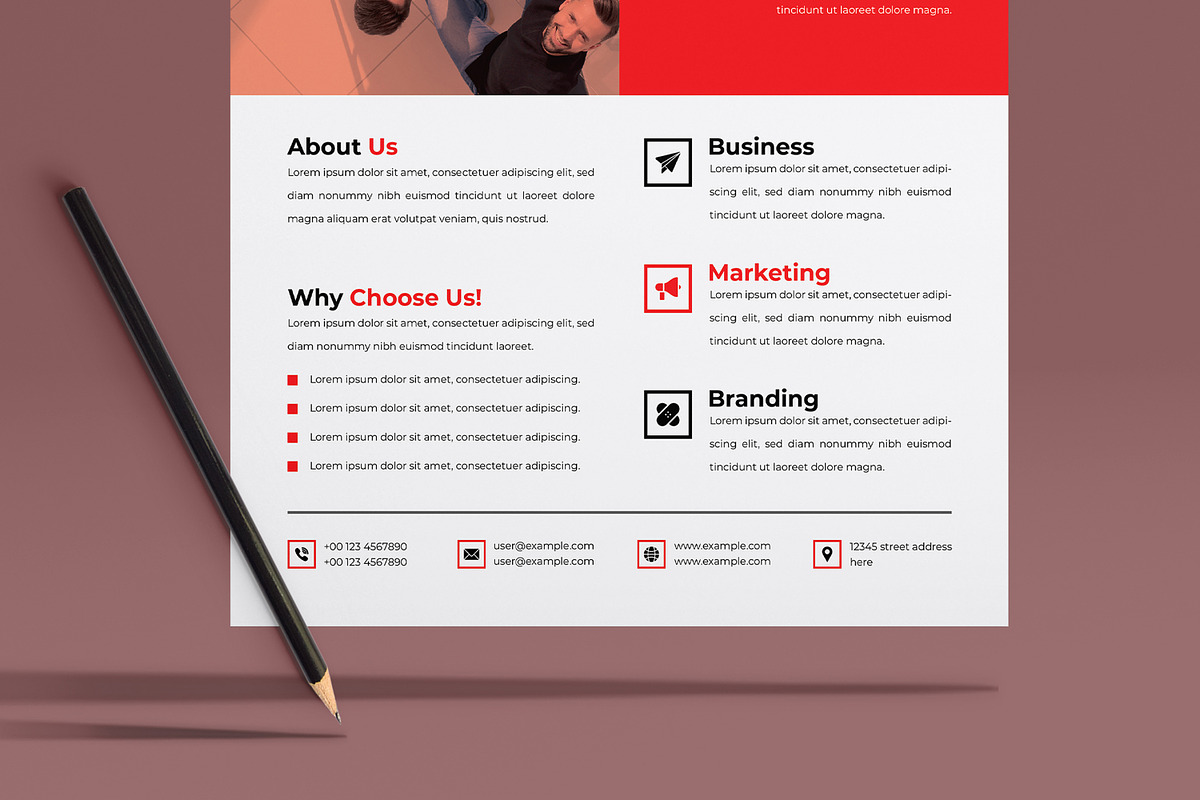 Corporate Business Solution Flyer, a Flyer Template by MightyDesign (Photo 3 of 8)