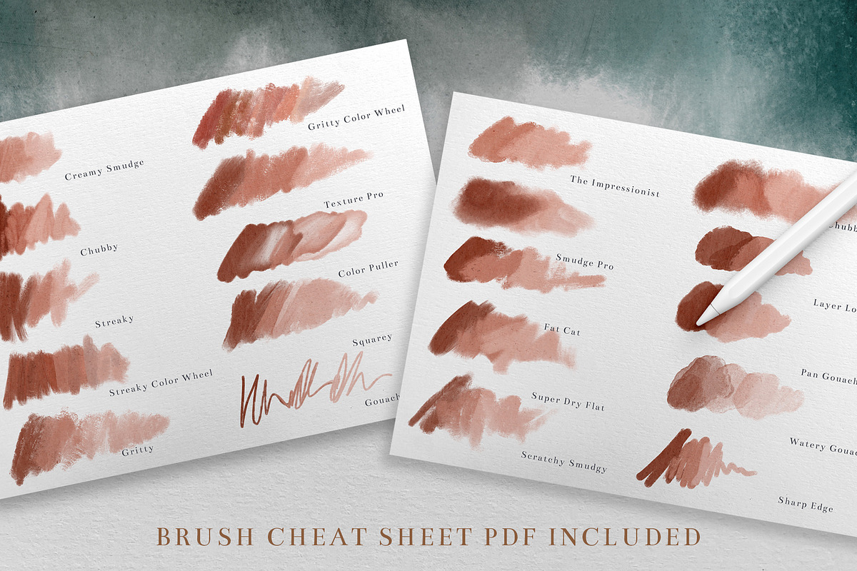 Gouache Procreate Brushes for iPad, a Brush Add-On by Shelly Laslo Illustration (Photo 4 of 5)