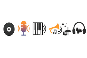 Various musical symbols representing, an Illustration by ZinetroN