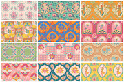 Indian vector patterns, a Pattern Graphic by Carpet Tapete Pretzel (Thumbnail 2 of 25)