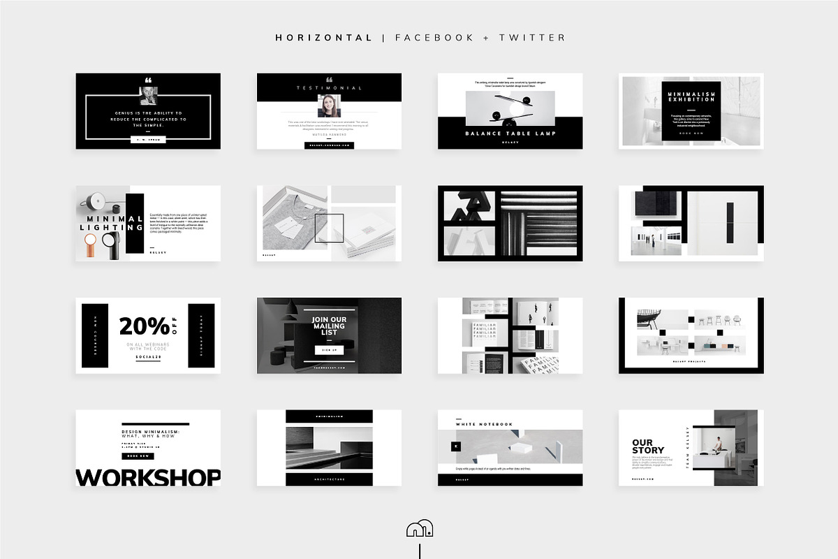 Social Media Pack - Kelsey, a Social Media Template by bilmaw creative (Photo 7 of 11)