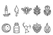 Bundles Set Candle Label Vector, an Outline Icon by adenpinkstore (Thumbnail 8 of 12)