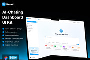 AI-Chatting Dashboard UI Kit Design, an UI Kit Template by Lumina_ui_ux202 (Thumbnail 1 of 6)