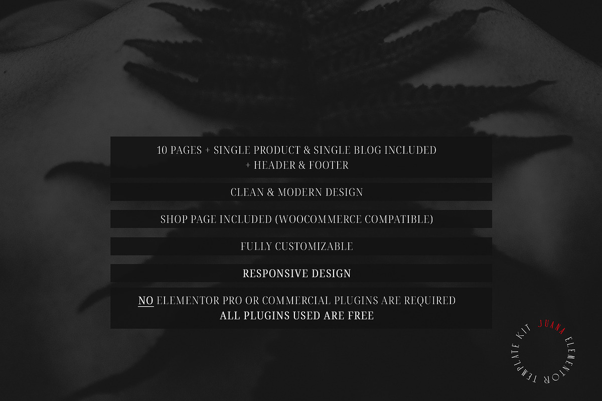 WordPress Elementor Template Kit, an UI Kit Template by Touringxx Creative Studio (Photo 5 of 5)