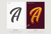Double Paper Cut Effect & Lettering, a Graphic by TVartworks (Thumbnail 6 of 13)