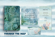 Ocean watercolor background animals, a Background Graphic by Yuliya Derbisheva (Thumbnail 6 of 15)