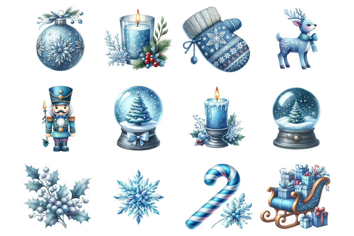 Christmas Blue, an Illustration by Design Market (Photo 3 of 3)