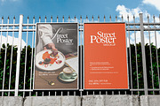 Street Poster Mockup, an Advertising Mockup by HanaSaka_Studio (Thumbnail 5 of 5)
