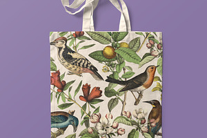 Bird's Garden - Vintage Pattern