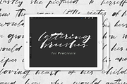 10 Lettering Brushes For Procreate, a Brush Add-On by Katsia Liat (Jazwinska) (Thumbnail 1 of 10)
