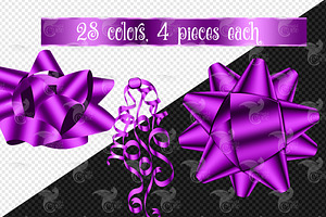 Gift Ribbons And Bows Clipart