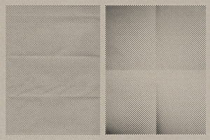 Halftone Vector Paper Textures