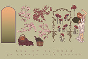 SPA floral set, a Pattern Graphic by Carpet Tapete Pretzel (Thumbnail 5 of 9)
