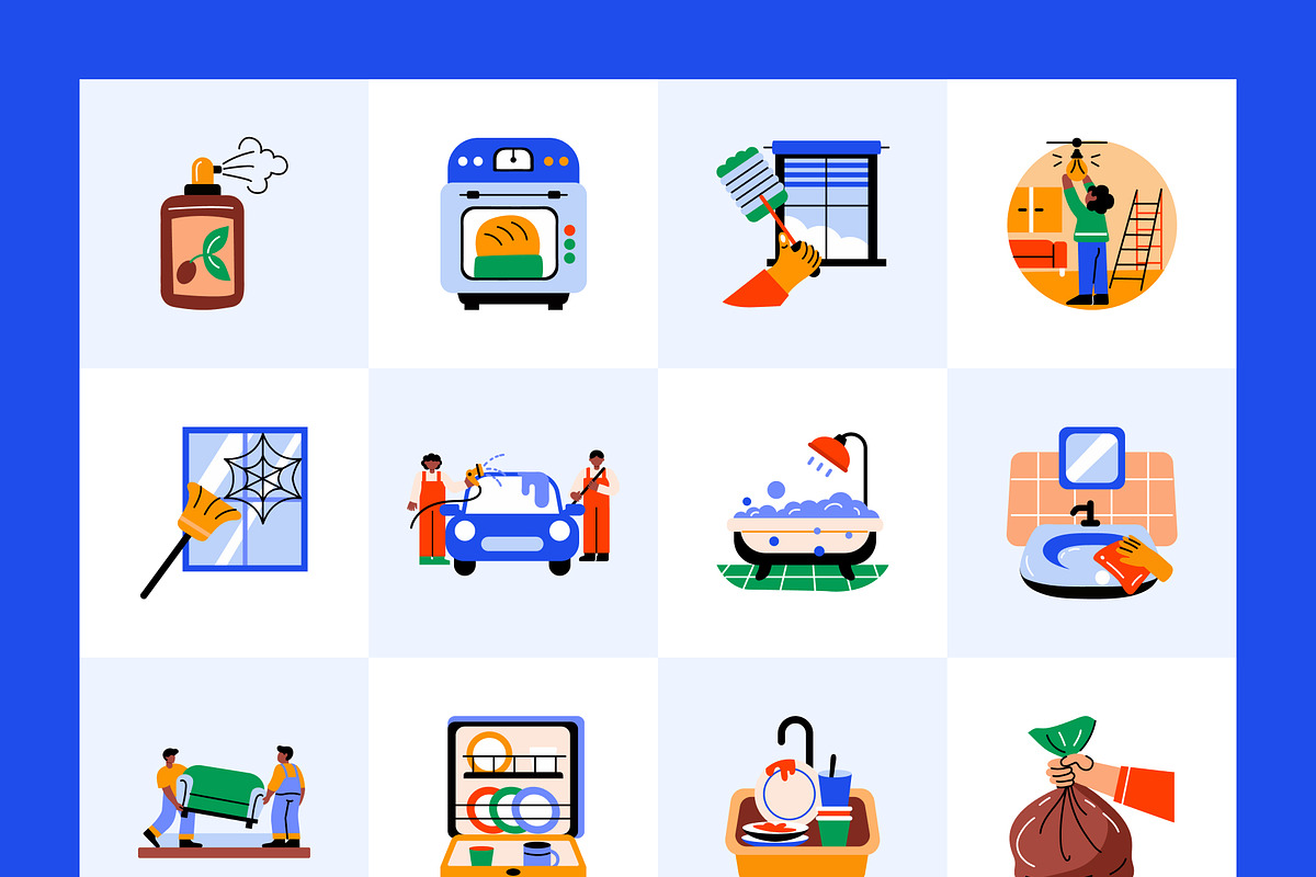 Household and Cleaning, a Duotone Icon by Vectors Market (Photo 7 of 9)
