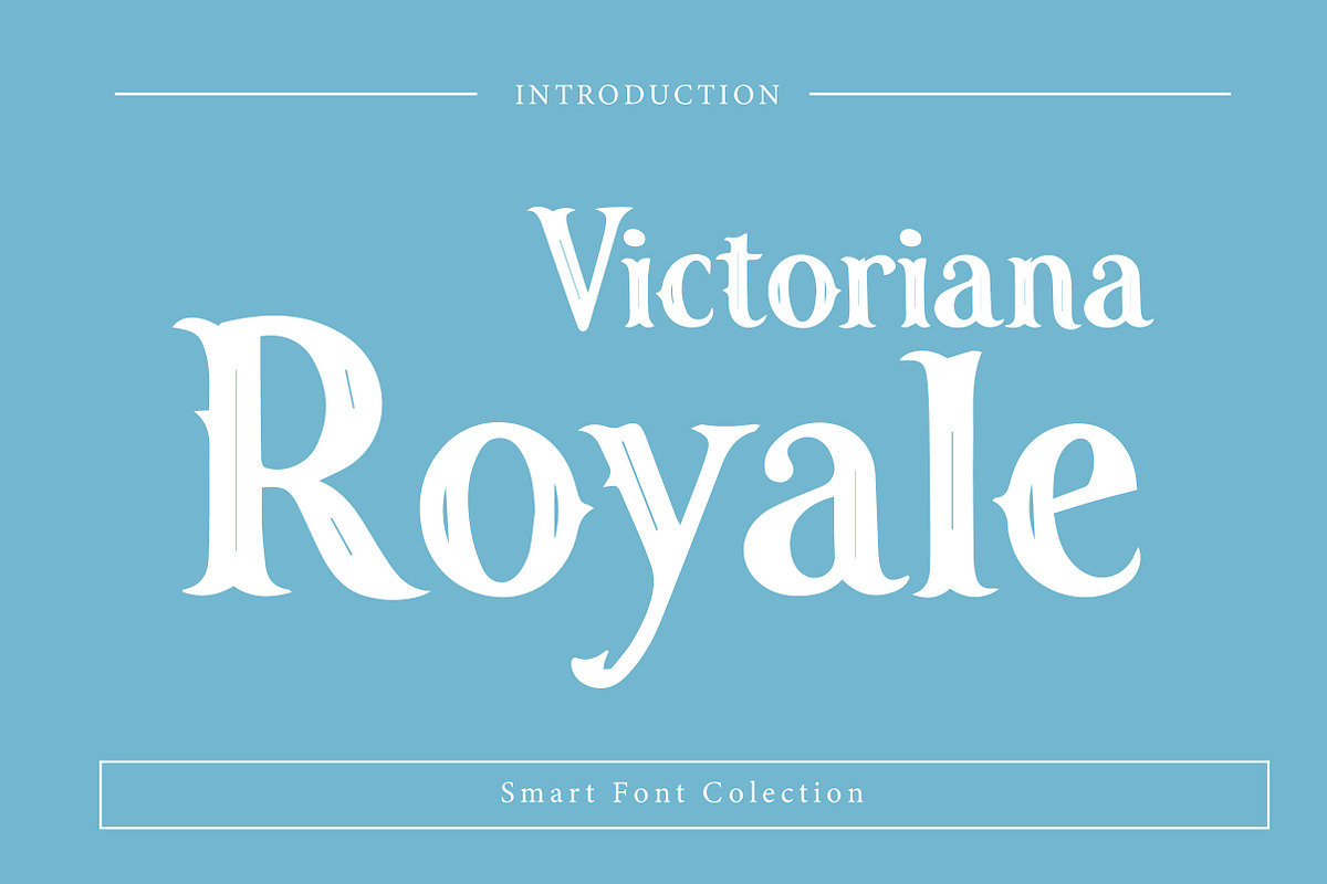 Victoriana Royale, a Sans Serif Font by Wow Magic (Photo 1 of 4)