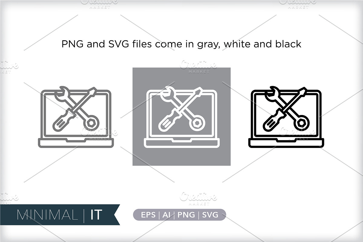 Minimal IT icons, an Outline Icon by Picture Window (Photo 4 of 5)
