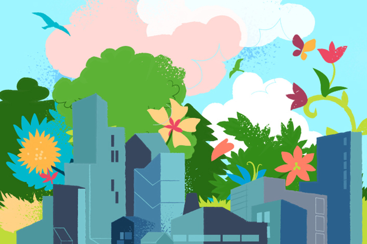 Building a Green Planet, an Illustration by Hurcastock! (Photo 2 of 7)