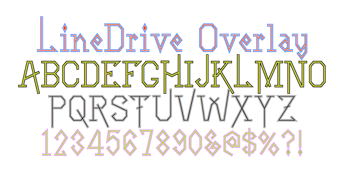 LineDrive, a Slab Serif Font by Ingrimayne Type (Photo 7 of 7)