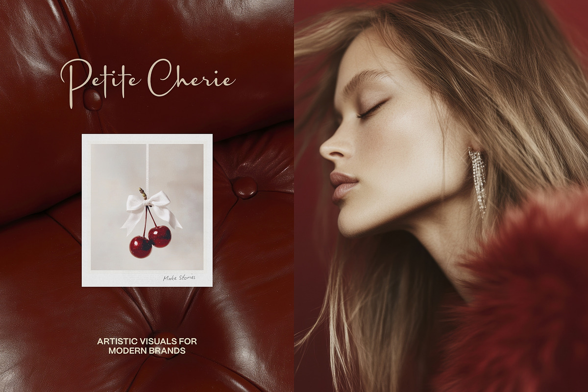 Cherry Coded Girl Stock Photos, a Beauty & Fashion Photo by Make Stories Studio (Photo 6 of 13)