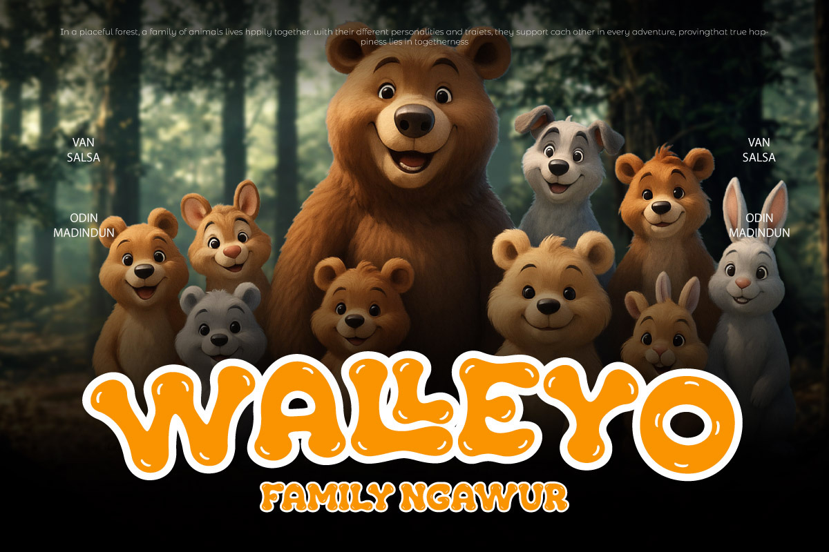 Goofrill  - Cartoon Display Font, a Handwritten Font by twinstd (Photo 2 of 9)
