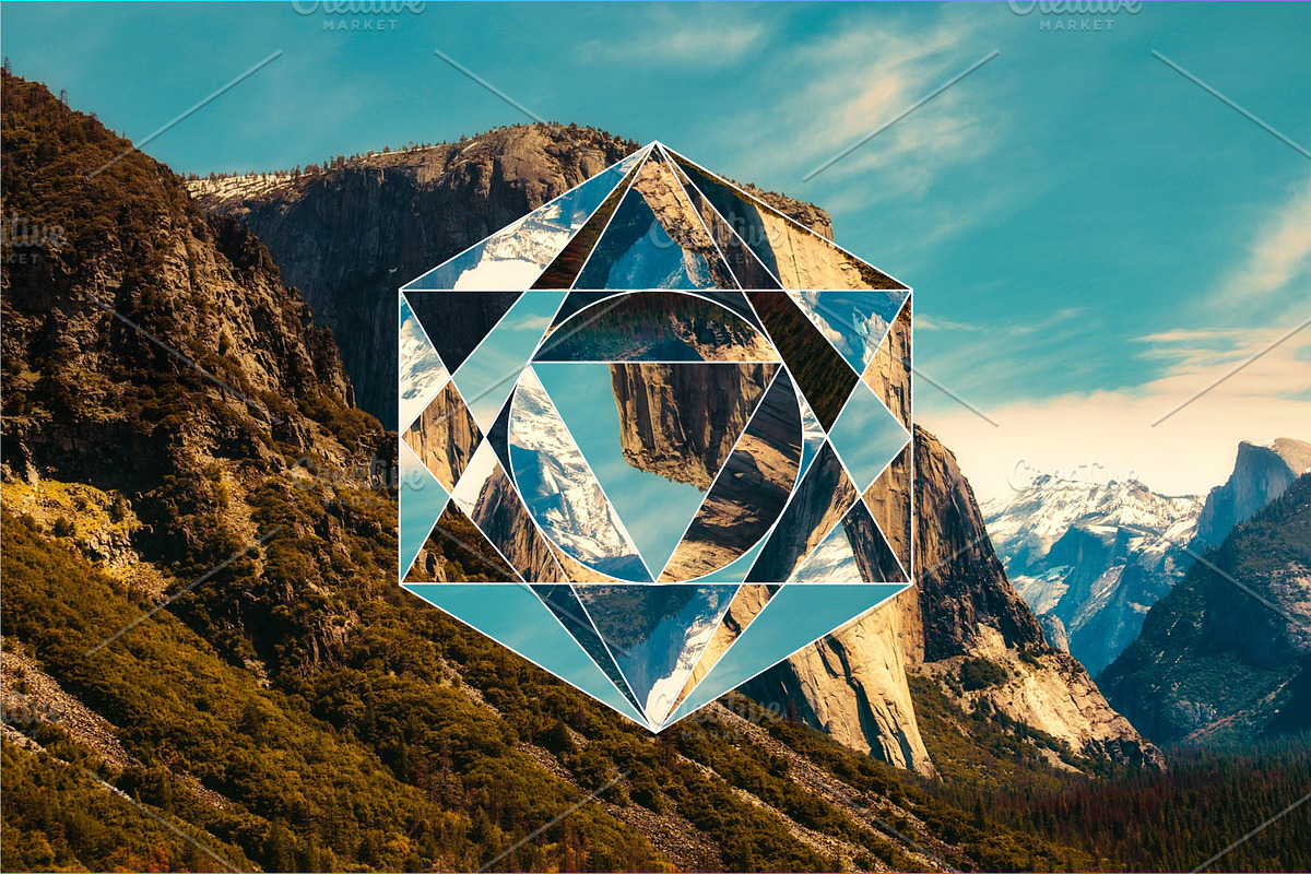 Geometric Shapes Set of 7, a Graphic by CojoMoxon (Photo 3 of 5)