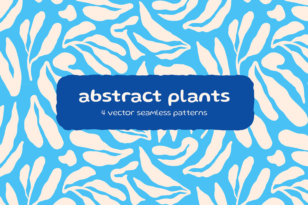 Abstract leaves, seamless patterns, a Pattern Graphic by Good Studio (Photo 1 of 9)