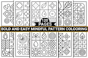 Bold and Easy Mindful Pattern, a Pattern Graphic by Coco Bloom (Thumbnail 2 of 3)