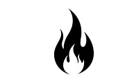 Bold black fire flame icon vector, an Illustration by Amazin_art (Thumbnail 6 of 29)