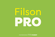 Filson Pro Font Family (16 fonts), a Sans Serif Font by Mostardesign Type Foundry (Thumbnail 1 of 5)