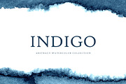 INDIGO. Abstract Watercolor, a Background Graphic by Liliia Polos Illustration (Thumbnail 5 of 9)