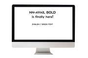 NN-AVAIL Bold font, a Sans Serif Font by Nick Novell (Thumbnail 2 of 3)