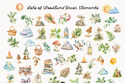 Woodland Atelier Clipart Bundle, an Animal Illustration by PaintPixelCo (Thumbnail 3 of 15)