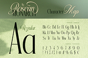 Rosean Monarch, a Serif Font by Burntilldead (Thumbnail 2 of 12)