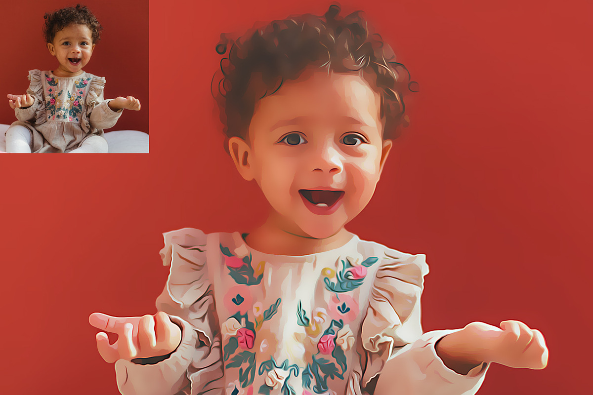 Acid Oil Paint & Cartoonize Effect, an Action Add-On by MRI STUDIO (Photo 6 of 20)
