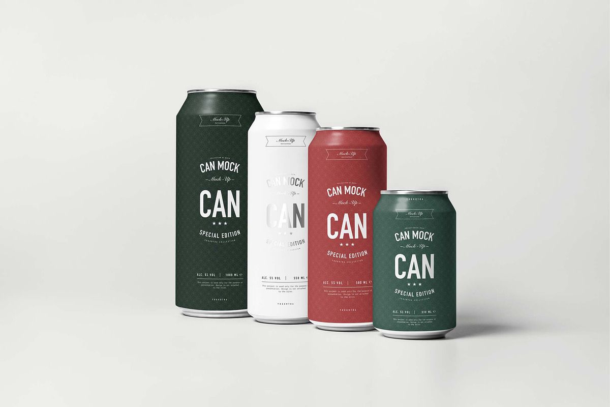 Can Mock-up 2, a Cups & Container Mockup by Yogurt86 (Photo 11 of 11)