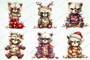Whimsical Christmas Teddy With Light, an Illustration by Creative Art (Thumbnail 5 of 10)