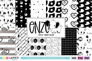 Elephant Digital Paper Pack, a Pattern Graphic by Lapeticrafter (Thumbnail 1 of 5)
