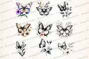 Black and White Butterfly and Flower, an Illustration by DreamCafeArt (Thumbnail 4 of 5)