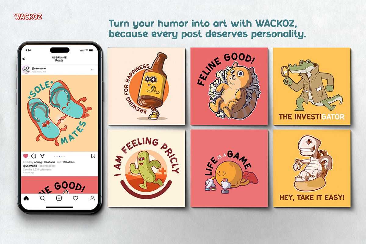 WACKOZ, a Sans Serif Font by TokoPress (Photo 10 of 10)