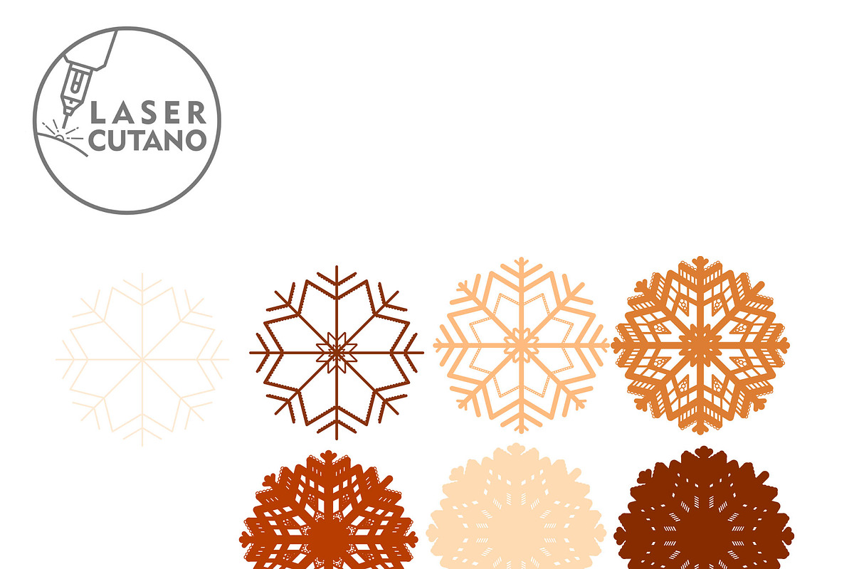 CHRISTMAS MANDALA Multilayer Decor, a Design Template by LaserCutano (Photo 4 of 10)