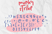 Munky Strike – Doodly Typeface Font, a Handwritten Font by Bayuktx (Thumbnail 9 of 10)