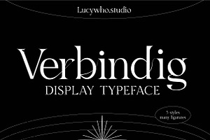 Verbindig - Display Font