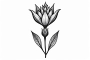 Black Floral Silhouette Set, an Illustration by balal (Thumbnail 19 of 21)