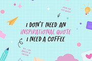 Daily Notes Font, a Sans Serif Font by Lollipop Hand Drawn (Thumbnail 3 of 5)