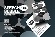 Speech Bubble Business Card, a Business Card Template by Marvel (Thumbnail 1 of 5)